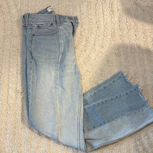 Abercrombie Ankle Straight Blue Women's Jeans